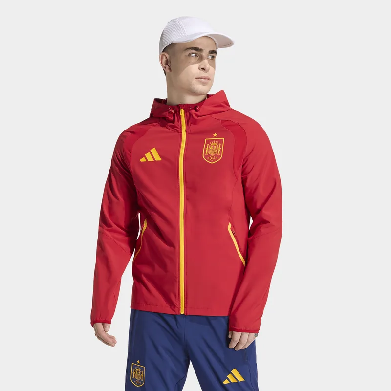 adidas Εθνική Ισπανίας Tiro Travel Full Zip Ανδρικό Αντιανεμικό Μπουφάν (9000263698_65881)