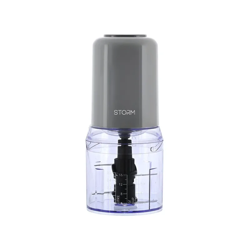 Πολυκοπτης Aroma Grey 400W Με Πλαστικό Μπολ 500Ml