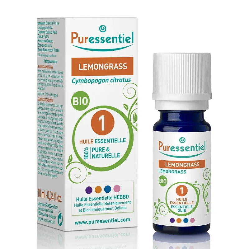 Organic Citronella Essential Oils Puressentiel 10ml