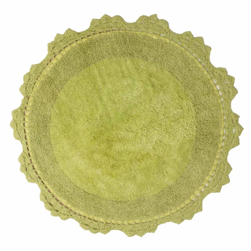 Πατάκι Μπάνιου (Φ60) Anna Riska Lace Green Apple
