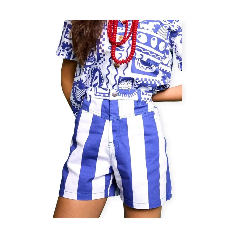 Shorts & Βερμούδες Favorite People Positano Shorts - Blue/White
