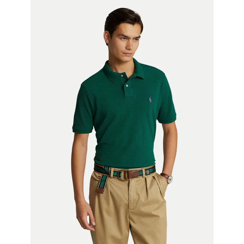 Polo Ralph Lauren Polo 710782592016 Πράσινο Custom Slim Fit