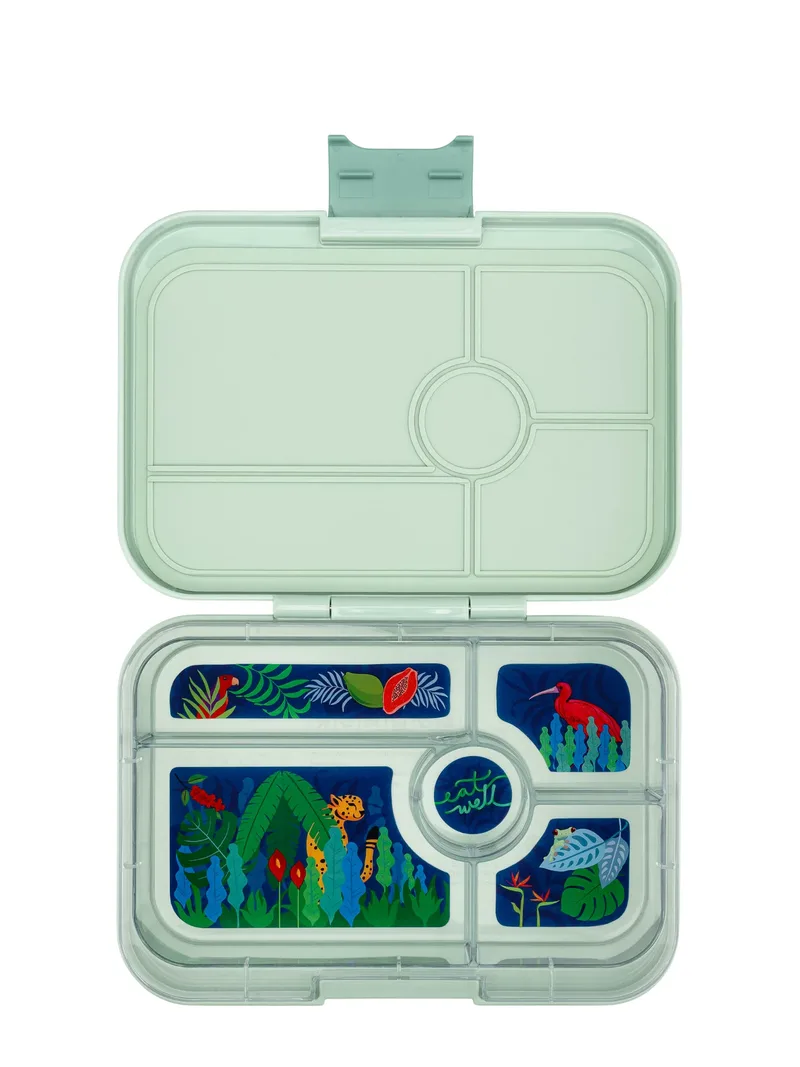 Φαγητοδοχείο Ενηλίκων Yumbox Yumbox Tapas XL 5-sections Pistachio Green / Jungle