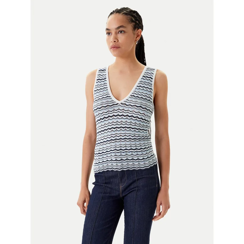 Morgan Τοπ 251-MINKO Μπλε Regular Fit