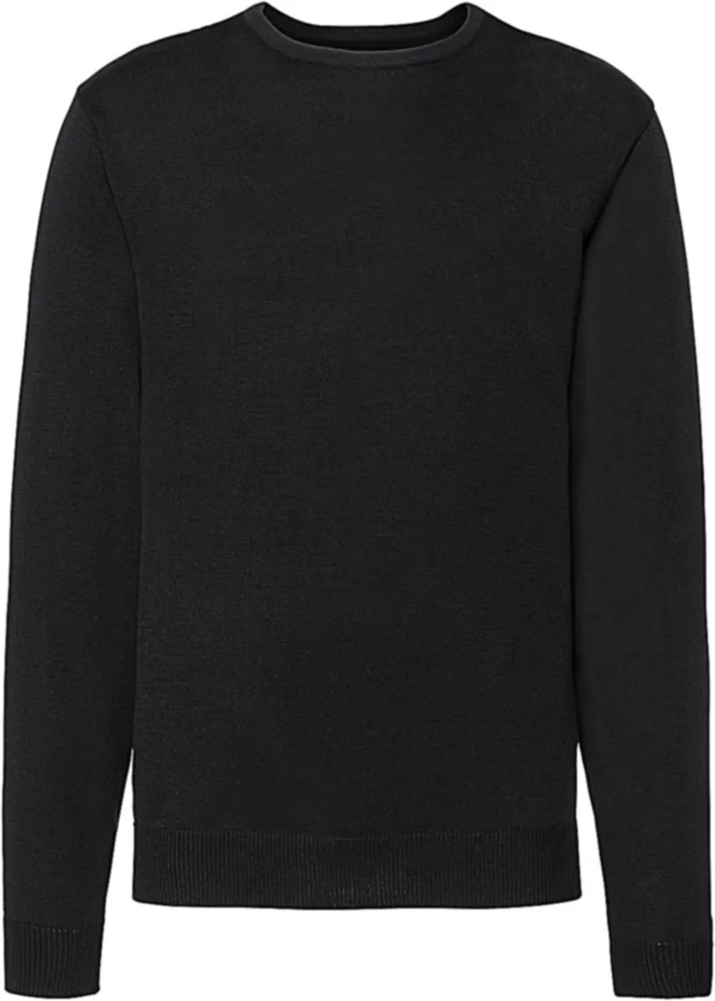 Ανδρικο Πουλοβερ Crew Neck Knitted Russell Europe R-717M-0 Black
