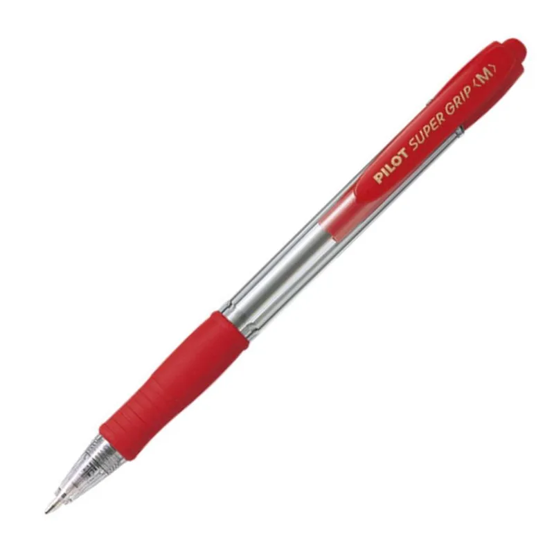 Στυλό Διαρκείας Pilot Super Grip Medium 1.0mm Κόκκινο BPGP-10R-MR