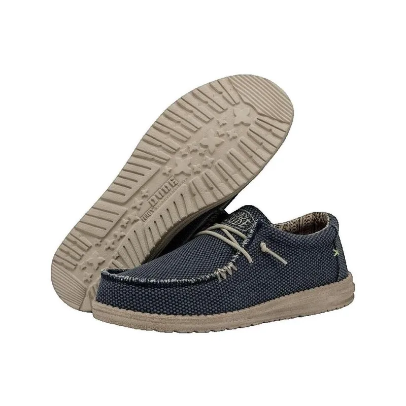 Μοκασσίνια HEYDUDE Mocassins Wally Braided bleu