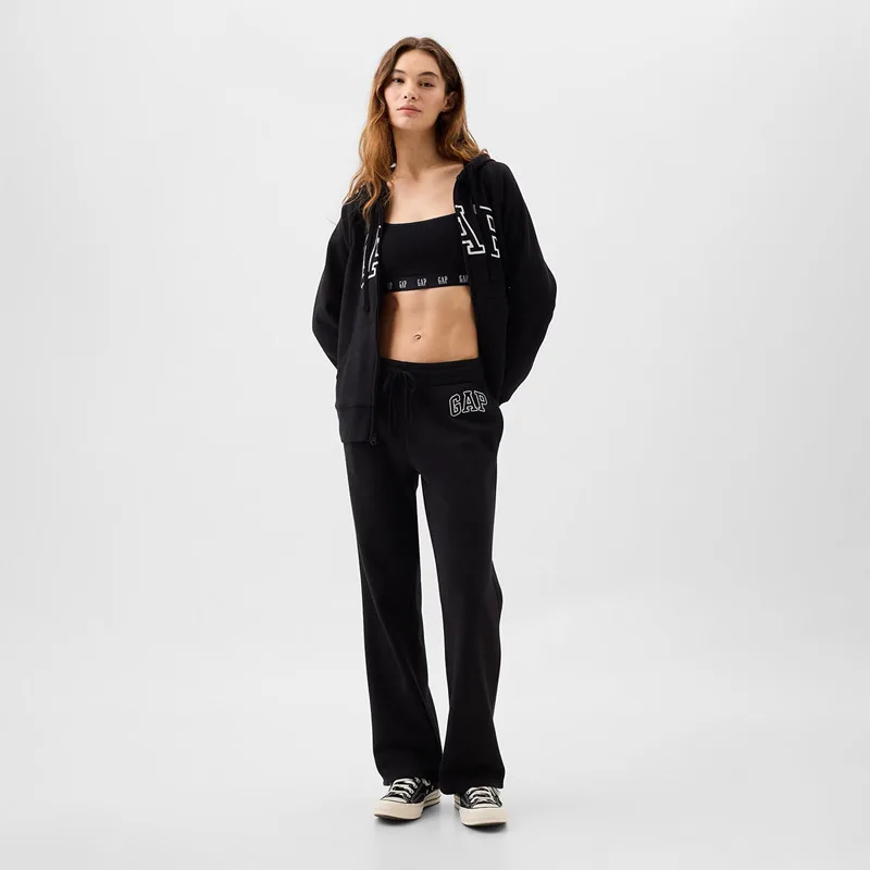 Φόρμα GAP Logo Boot Sweatpants True Black XS