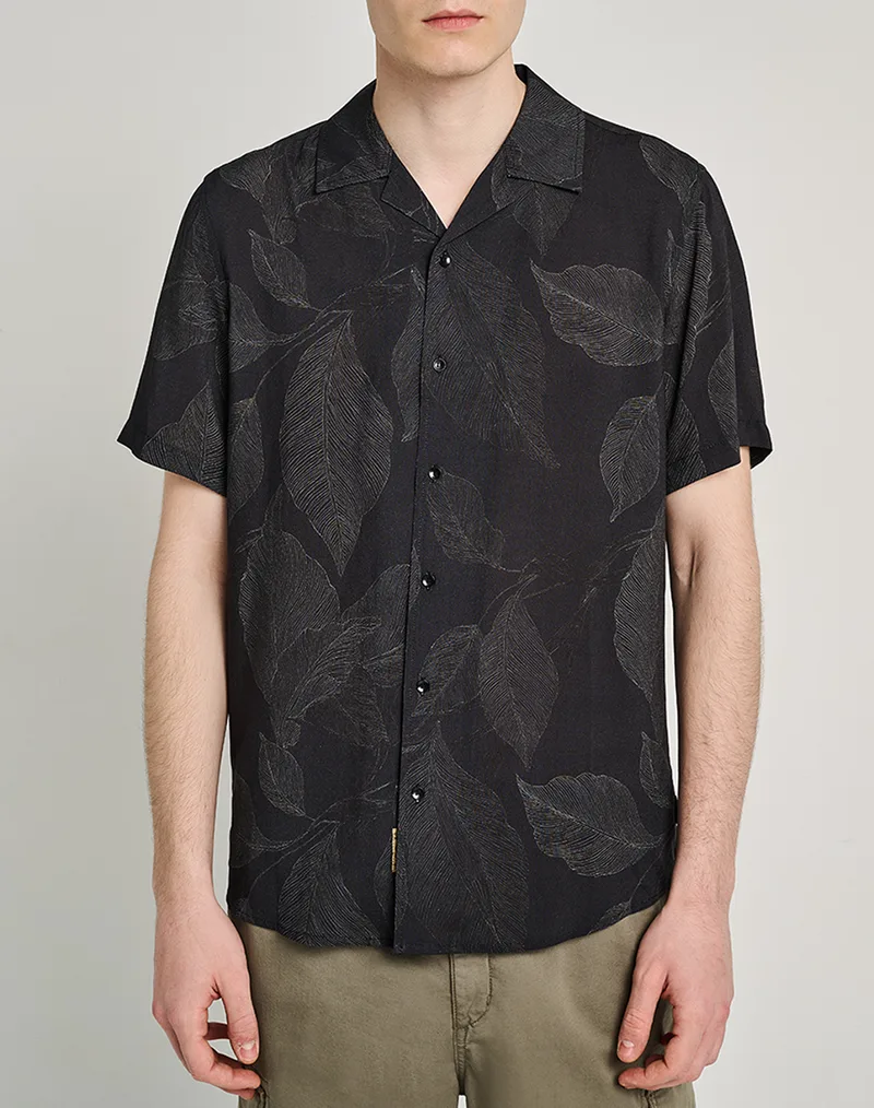 STAFF Noel Man Shirt Short Sleeve 61-213.055-Ν0000 Black