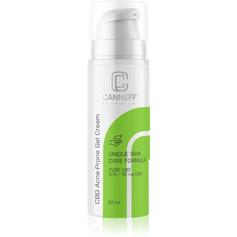 Canneff Balance CBD Acne-Prone Gel Cream τζελ κρέμα για λιπαρή επιδερμίδα με τάση για ακμή 50 ml