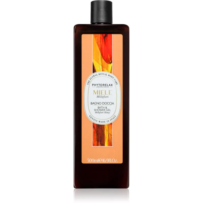 Phytorelax Laboratories Honey Millefiori τζελ για ντους και μπάνιο 500 ml