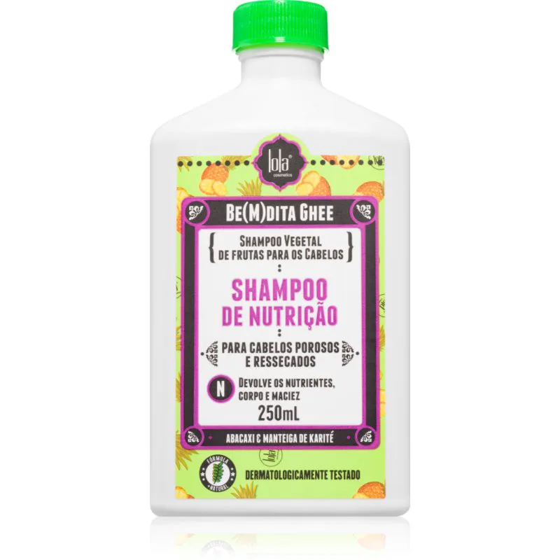 Lola Cosmetics BE(M)DITA GHEE SHAMPOO DE NUTRIÇÃO θρεπτικό σαμπουάν για τα μαλλιά 250 ml