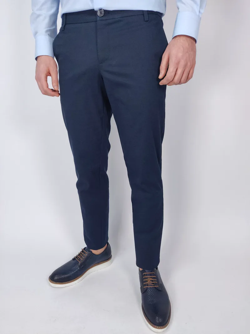 GioS Παντελόνι Chinos - Σκούρο μπλε - 6701