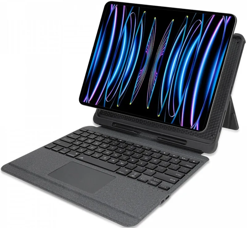 Θήκη Apple iPad Air 13" 2025 / 2024 - Buddi Thorn Keyboard Case με Υποδοχή για Apple Pencil και Αποσπώμενο Μαγνητικό Πληκτρολόγιο Bluetooth - Black (8719246455605)
