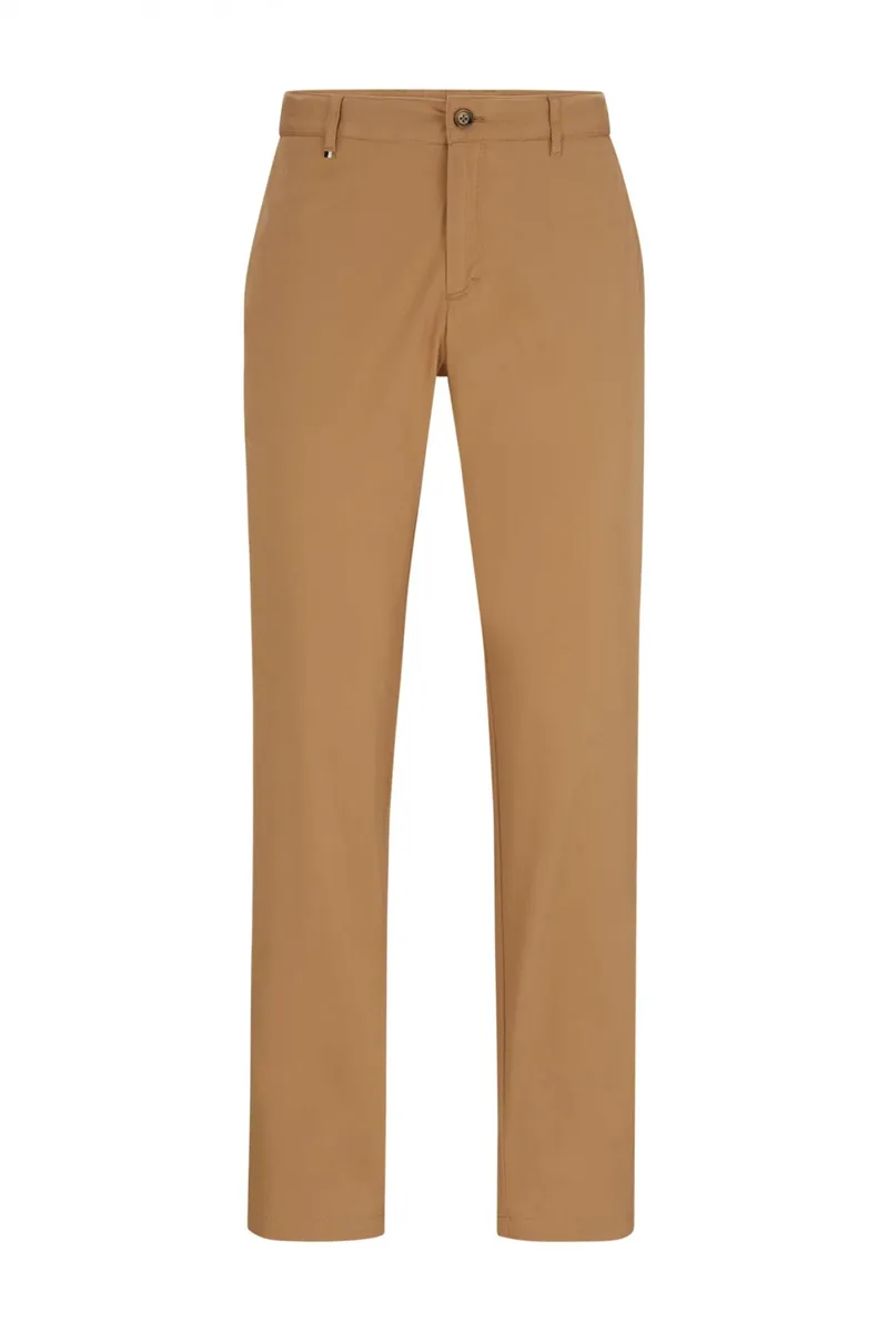 BOSS ΠΑΝΤΕΛΟΝΙ CHINO SLIM FIT C-GENIUS-242F ΜΠΕΖ