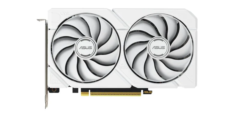 ASUS DUAL-RX9060XT-16G-WHITE 16GB GDDR6 HDMI DP