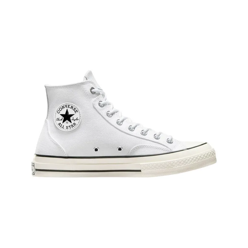 Ψηλά Sneakers Converse Baskets Chuck 70 Hi textile blanc
