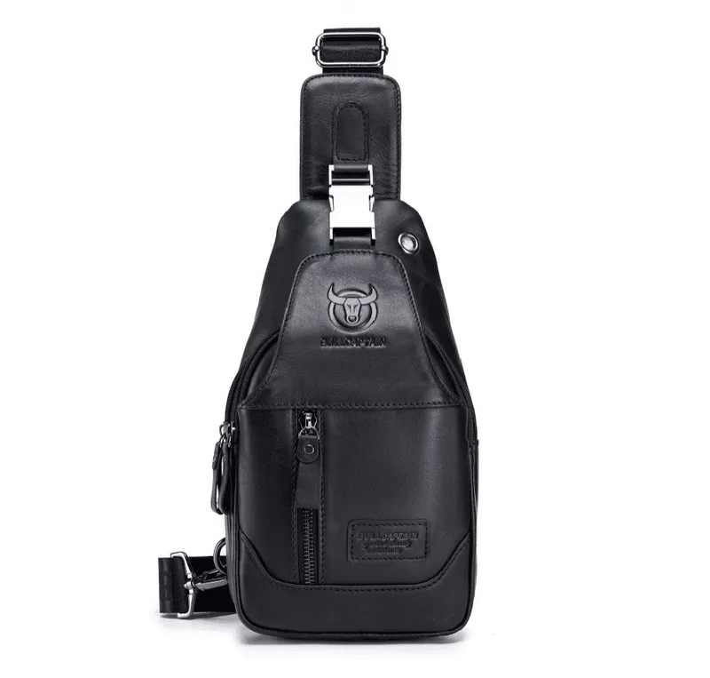 Δερμάτινο τσαντάκι body Bull Captain XB 095 μαύρο