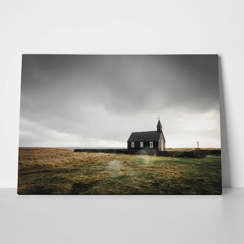 Πίνακας σε Καμβά RUSTIC FARMHOUSE CHAPEL