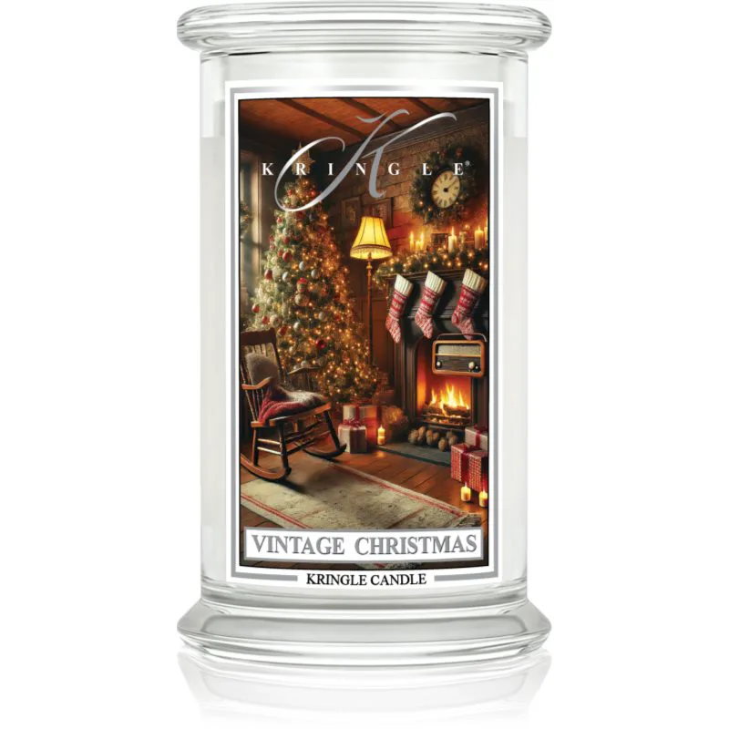 Kringle Candle Vintage Christmas αρωματικό κερί 623 γρ
