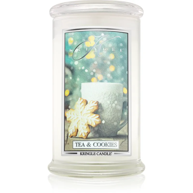 Kringle Candle Tea & Cookies αρωματικό κερί 624 γρ
