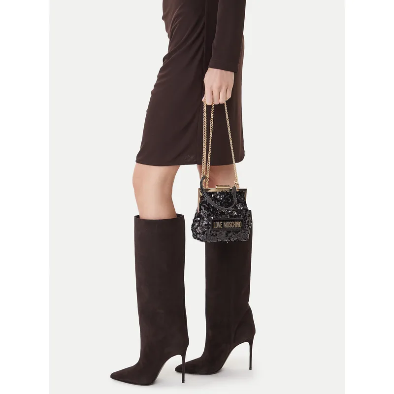 Τσάντα LOVE MOSCHINO JC4146PP0NKK100A Μαύρο