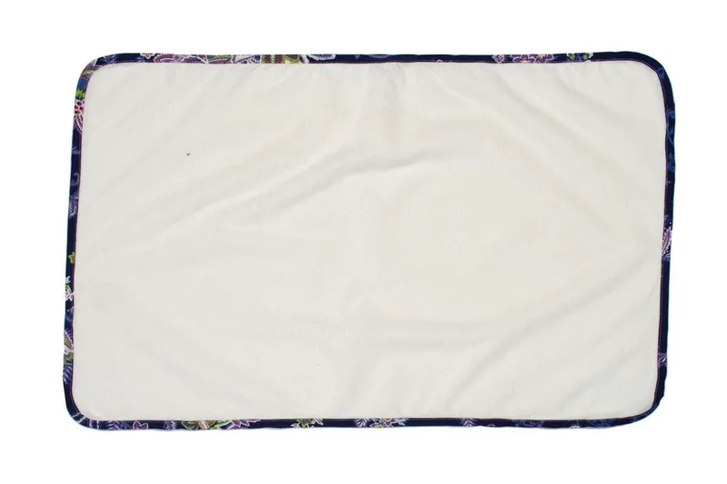 Σελτεδάκι Αδιάβροχο Dimcol 158 Floral 67X90 Λευκό/Μπλε