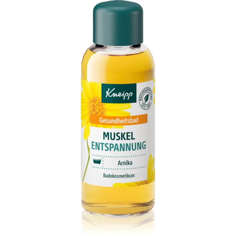 Kneipp Muscle Relaxation λάδι μπάνιου για απαλή και ξηρή επιδερμίδα για κουρασμένους μυς 100 ml