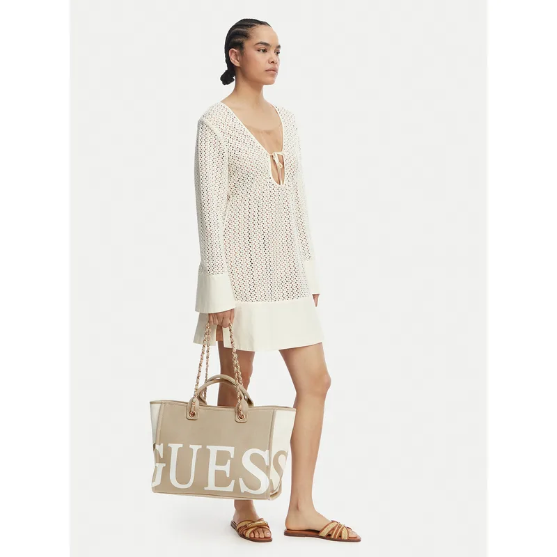 Τσάντα Guess E6GZ03 WP750 Ανοιχτό μπεζ