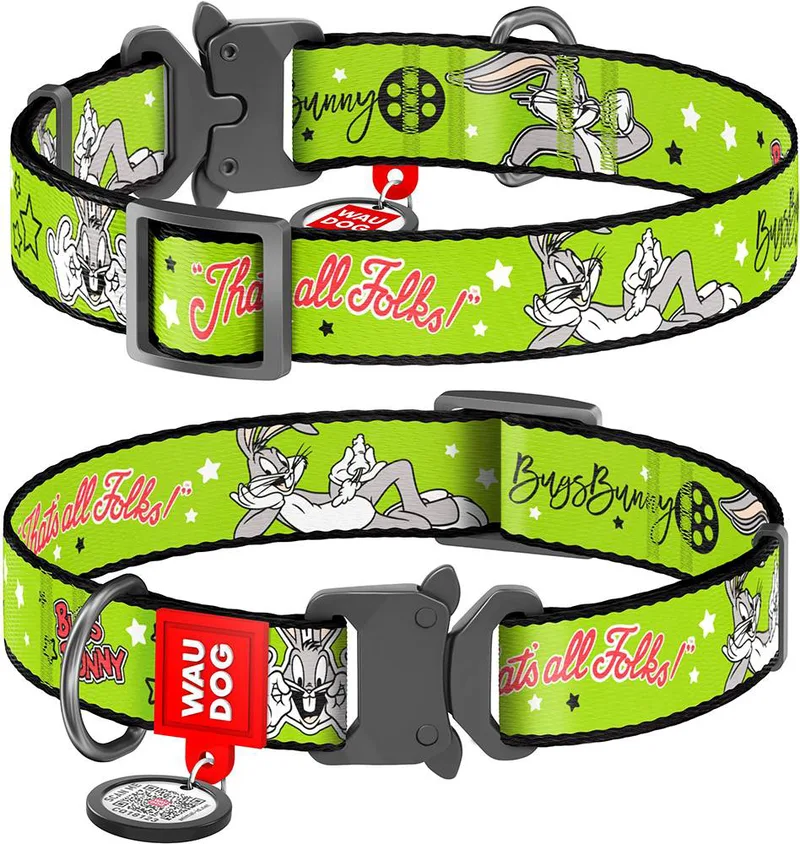 ΠΕΡΙΛΑΙΜΙΟ WAUDOG LOONEY 5 METAL FASTEX (20MM / 24-40CM)