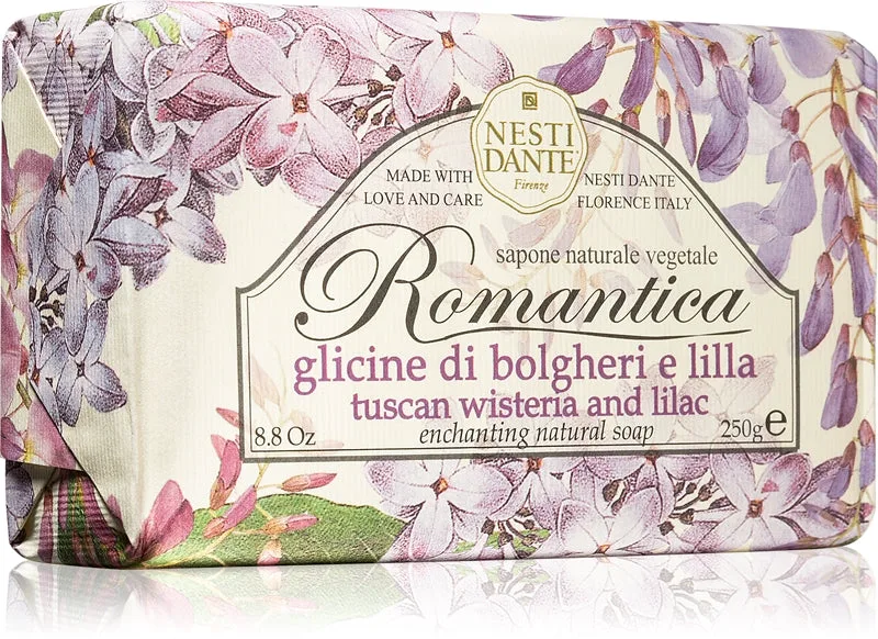 Nesti Dante Romantic Bolgheri Wisteria and Lilac soap naturale 250 g