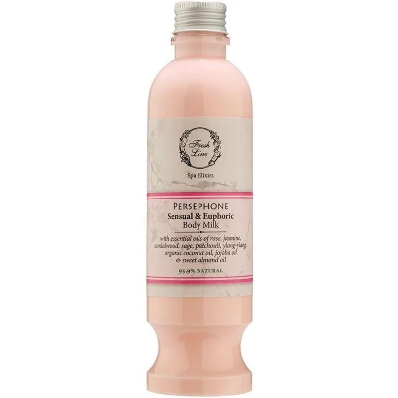 Fresh Line Spa Elixirs Persephone Sensual & Euphoric Body Milk Γαλάκτωμα Σώματος με Αιθέρια Έλαια από Τριαντάφυλλο, Γιασεμί & Υλάνγκ-Υλάνγκ για Αισθησιασμό & Ευφορία 250ml