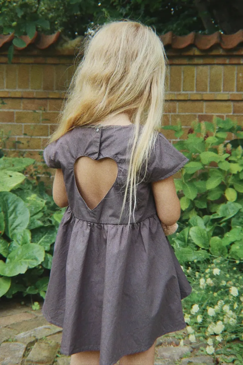 Konges Sløjd φόρεμα βαμβάκι HEARLY DRESS GOTS