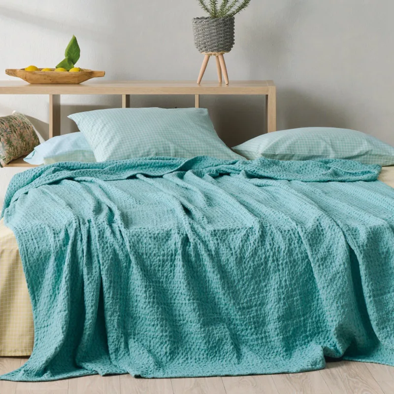 Κουβέρτα Πικέ King Size 260x250 Kentia Illusion 07 Petrol
