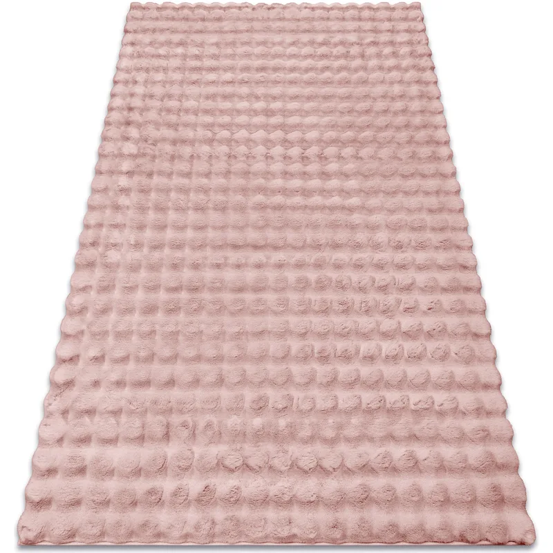 Χαλιά Rugsx Μοκέτα BUBBLE ροζ σε σκόνη 45 IMIT 160x220 cm