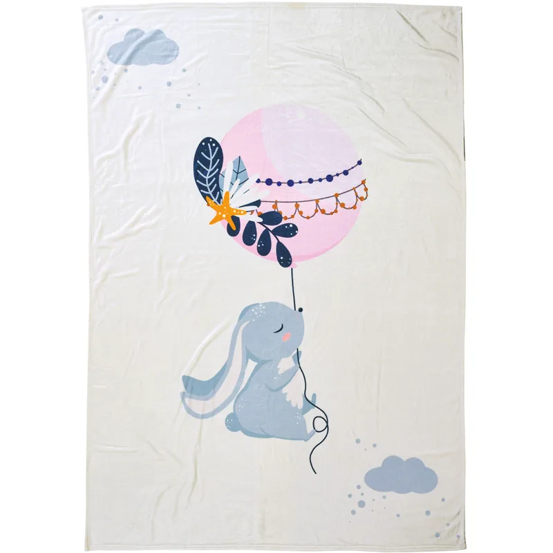 Κουβέρτα Fleece Κούνιας 110x150 Das Home Bunny 4915 Ροζ 110x150