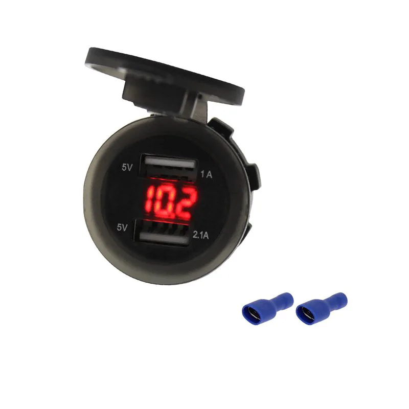 Ψηφιακό Βολτόμετρο με USB 12V/24V