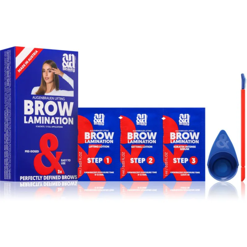 A.N.D. Beauty Brow Lamination Kit Κιτ για τα φρύδια