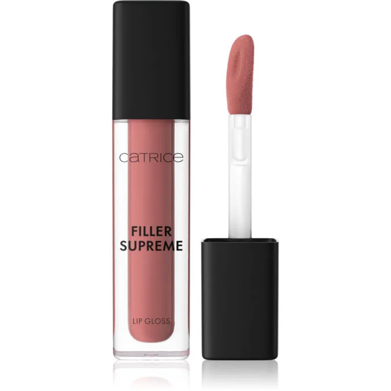Catrice Filler Supreme Lip Gloss λιπ γκλος χειλιών για μεγαλύτερο όγκο απόχρωση 050 Nude, Not Rude 3.2 ml