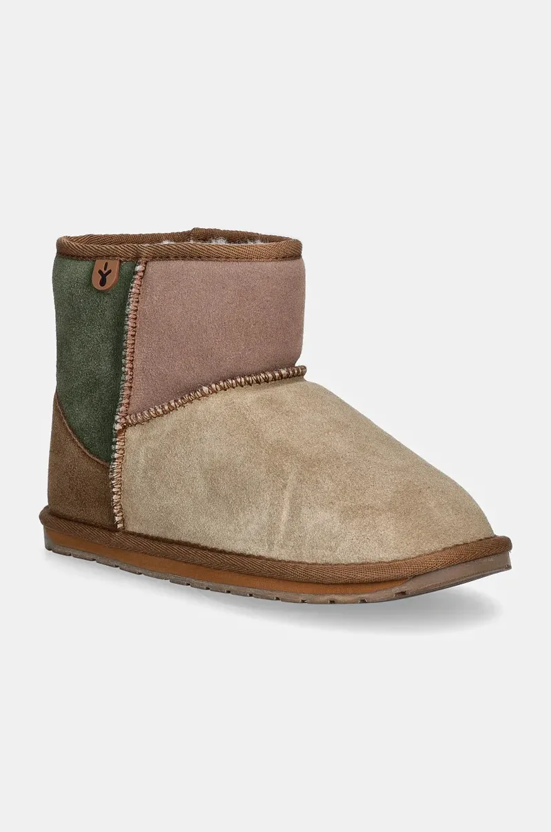 Μπότες χιονιού σουέτ για παιδιά Emu Australia Wallaby Mini Patchwork