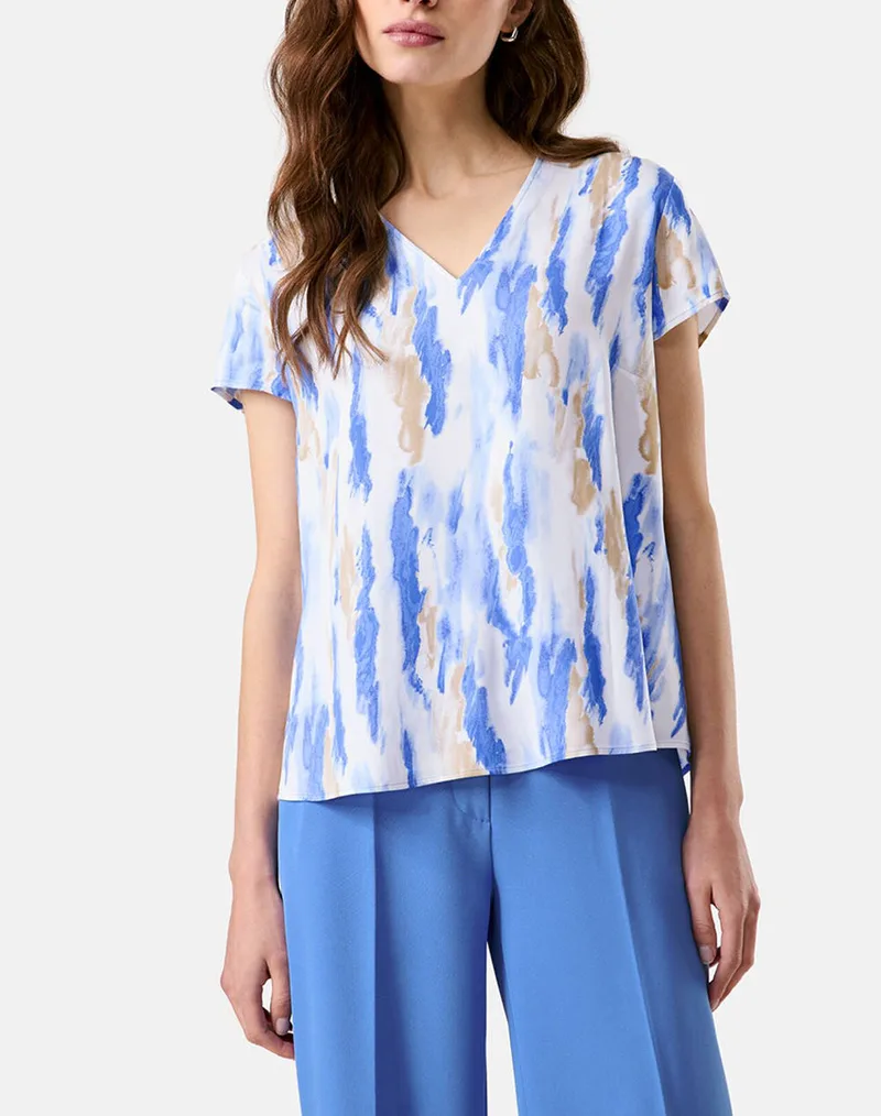 TAIFUN BLOUSE 1/2 SLEEVE 760308-11125-08992 Mixed