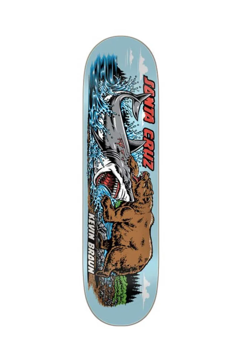 SANTA CRUZ Skate Deck EVERSLICK DECK BRAUN VERSUS - MULTI-SCR-SKD-5014-MULTI