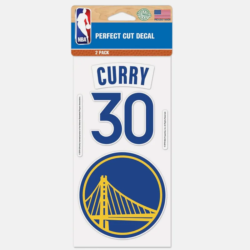 Wincraft Nba Clr Dcl 4X8 Set Curry/Gsw (9000179235_76365)