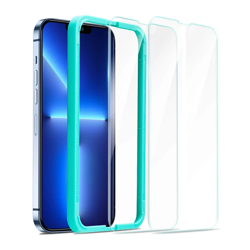 ESR Premium Quality Tempered Glass iPhone 13 Pro Max (2-Pack With Easy Installation Frame)