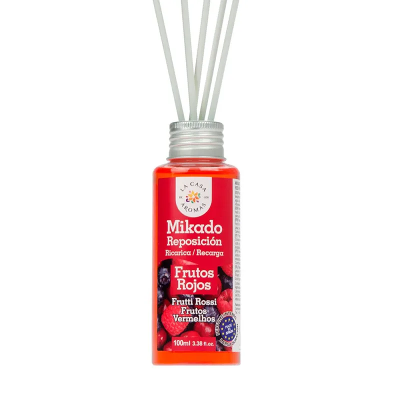La Casa De Los Aromas Αρωματικό χώρου με sticks Κόκκινα Φρούτα 100ml