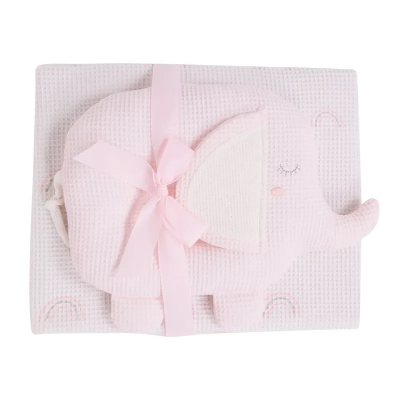 Das baby κουβερτα πικε 75x100 relax 4957 grey, pink, white