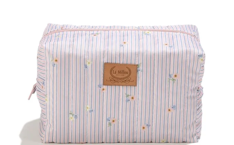 Mollet Nylon Quilted Cosmetic Bag – English Garden