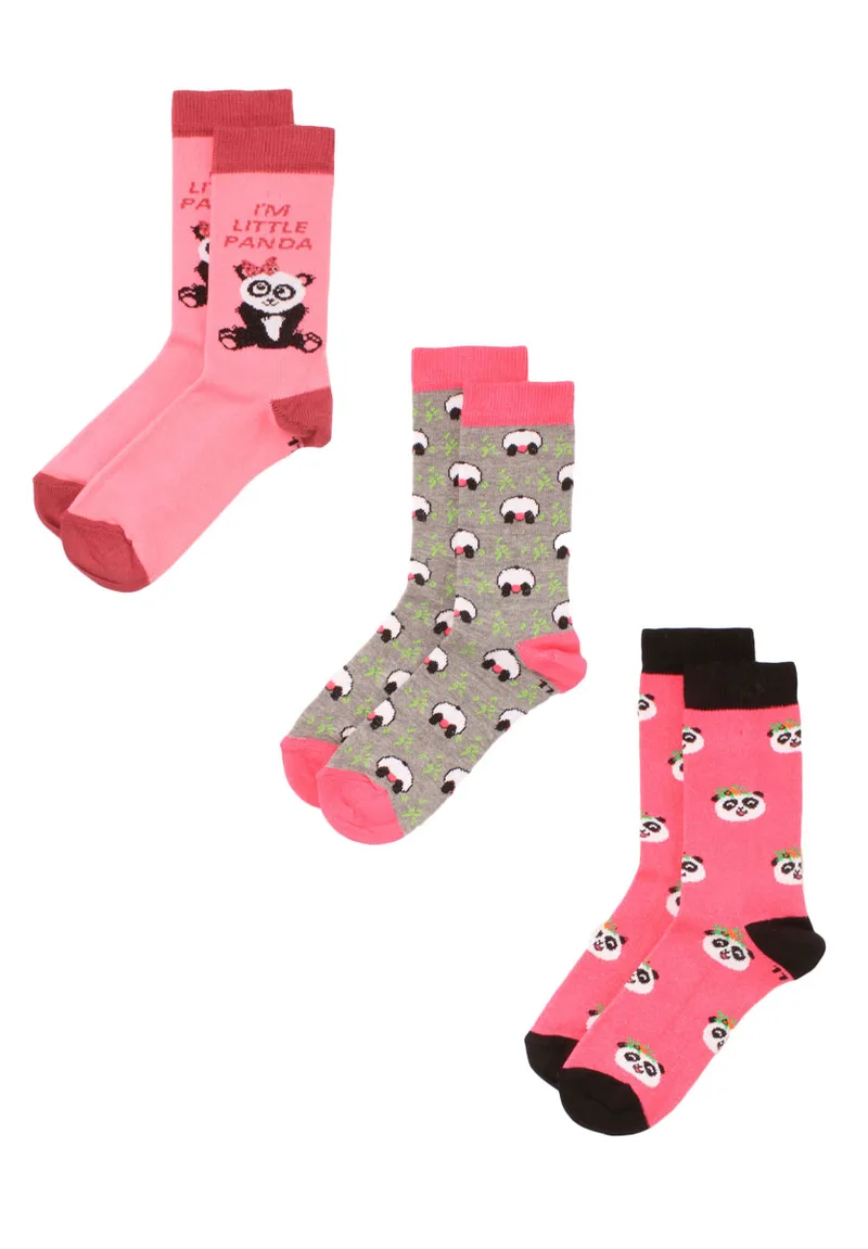Κάλτσες παιδικές Pandas Design 3 Τεμ. 551649