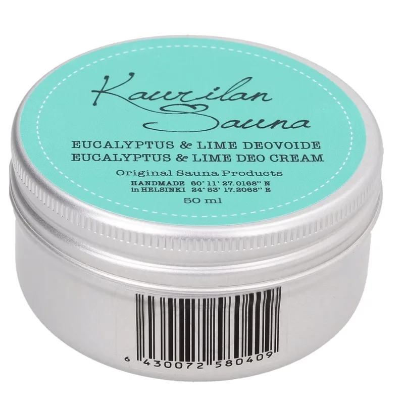 Kaurilan sauna Eucalyptus and Lime Deo Cream (50 ml)
