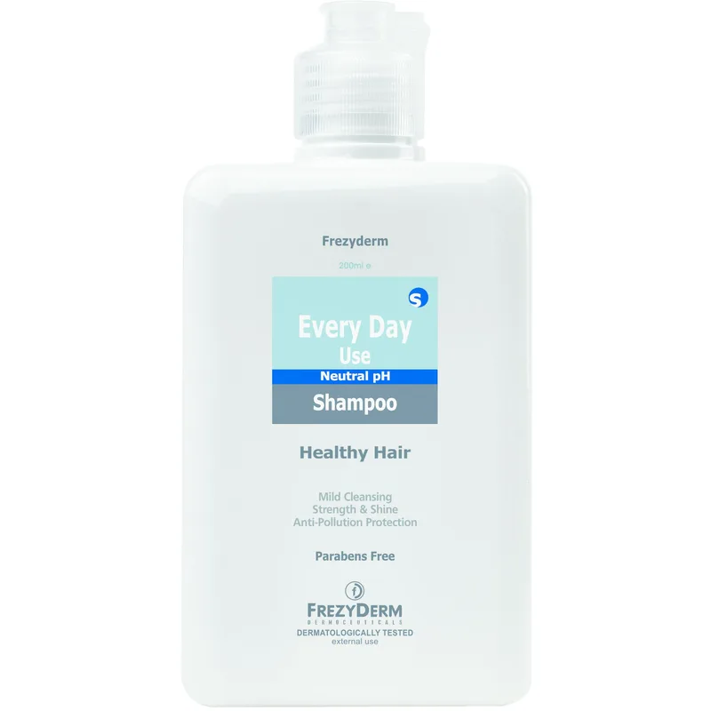 Frezyderm Every Day Use Shampoo Απαλό Καθαριστικό Σαμπουάν για Συχνή Χρήση 200ml